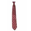 Burgundy Paisley Clip On Tie Mens Clip On Ties