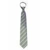 Green Stripe Men's XL Zipper Tie Zipper Ties