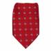 Burgundy Pattern Men's XL Zipper Tie Zipper Ties