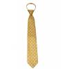 Gold Pattern Men's Zipper Tie Regular Length Zipper Tie