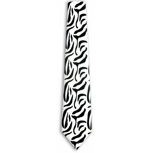 Zebra Print Tie Animal Ties