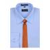 Solid Mens Tie Rust Regular