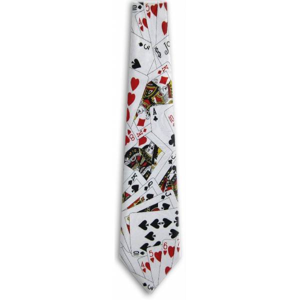 Casino Deck of Cards Tie Fun Ties