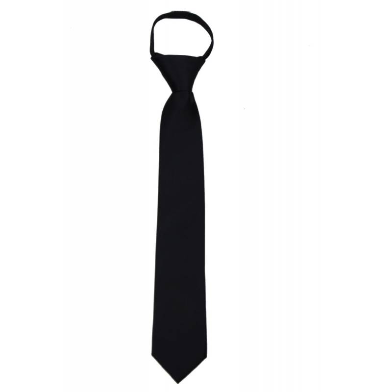 Black on sale zipper tie